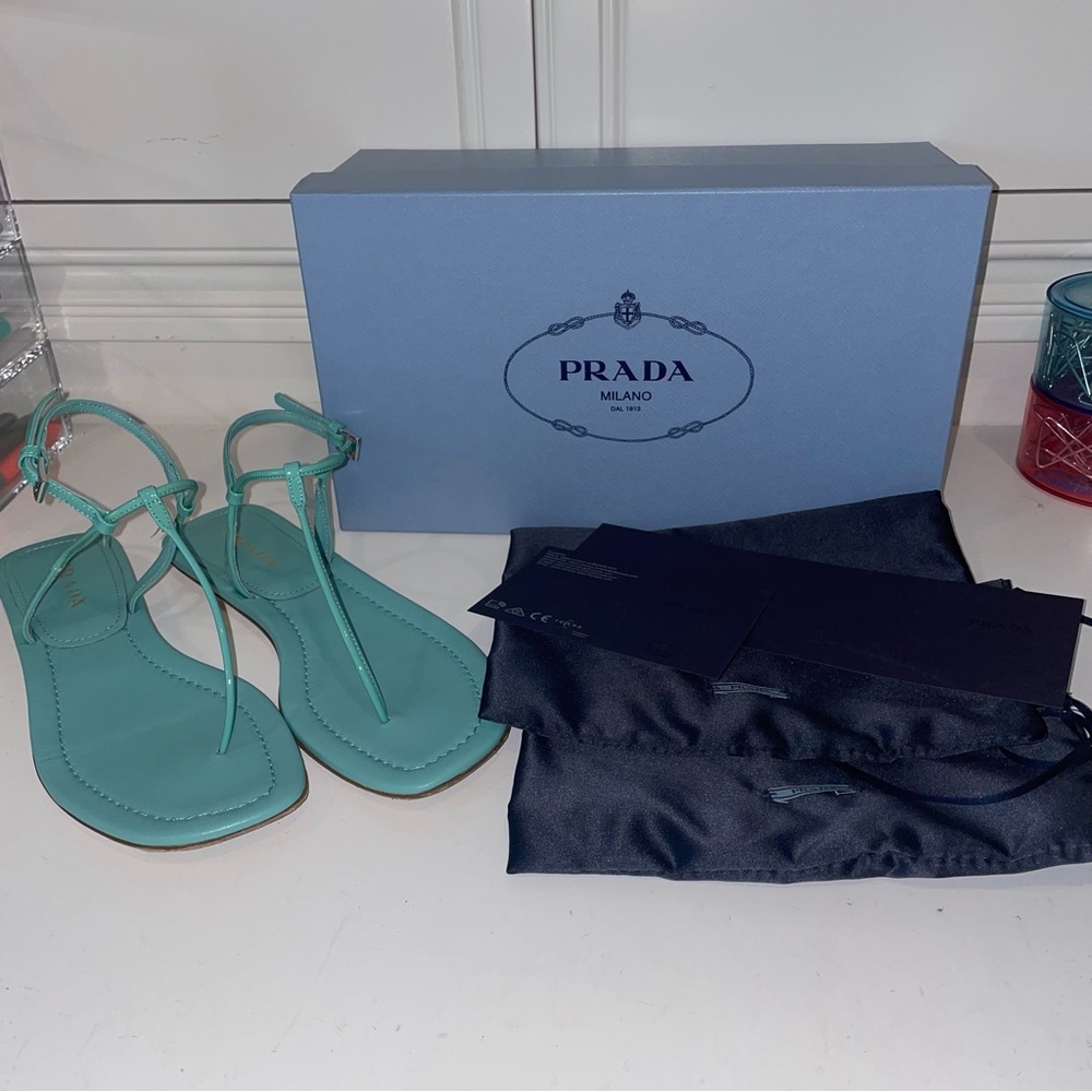 Prada Thong Summer Sandals Authentic 💯 size 38